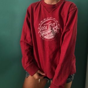 Rare vintage red sweatshirt